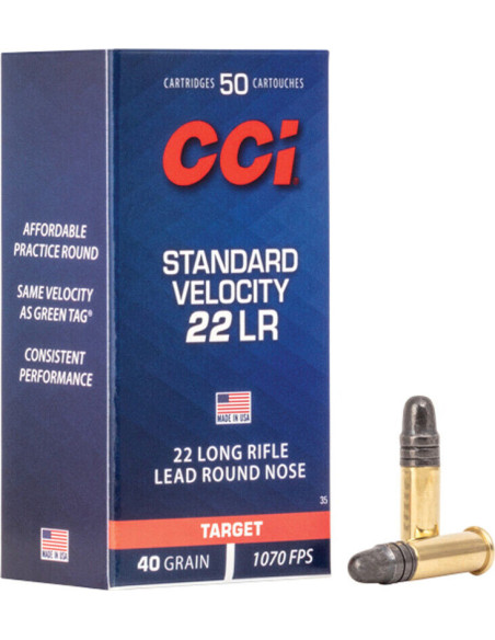 CCI Standard Velocity 40gr Cal.22lr