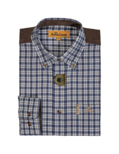 Camisa Verney Carron Tétras Xadrez Azul