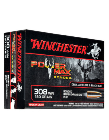 Winchester Power Max Bonded 180gr Cal. 308Win