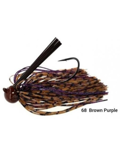 Vega Resin Football Jig Tungsten 3/8oz 68 Brown/Purple